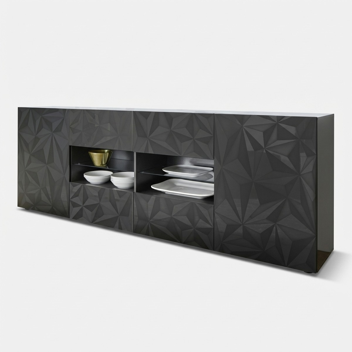 Moderne Wohnzimmer-Kommode mit Schubladen und Türen Mosca 240