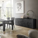 Moderner 4-türiger Buffetschrank in Melamin-Optik "Mosca"