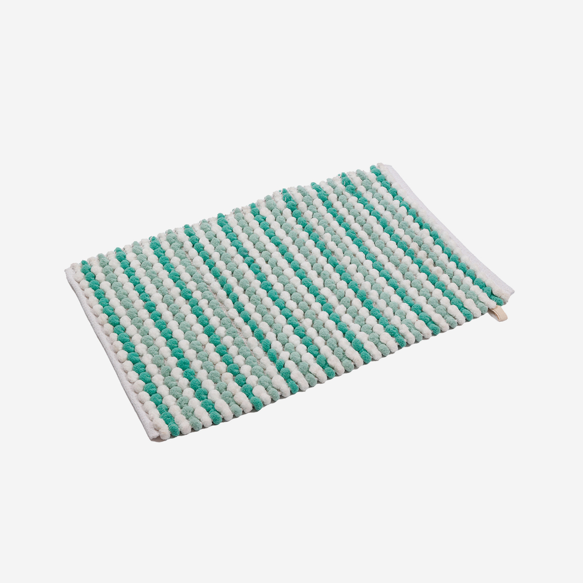 Tappeto bagno antiscivolo in cotone e poliestere Cloud