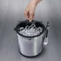 Secador de hielo de acero inoxidable con pinzas, capacidad 4L Steel