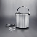 Secador de hielo de acero inoxidable con pinzas, capacidad 4L Steel