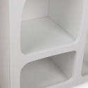 Moderne Liva 120 Konsole mit platzsparenden Ablageflächen