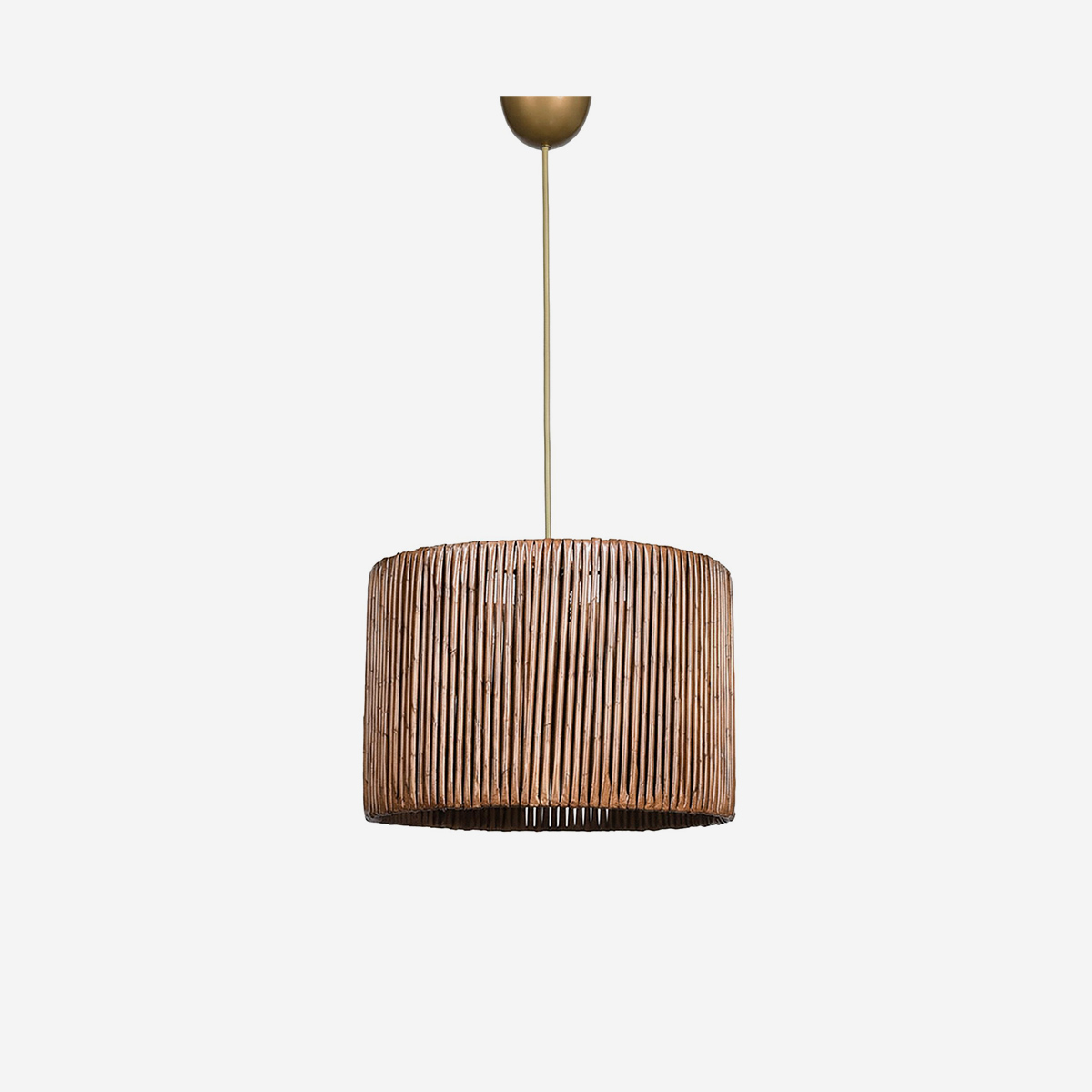 Suspension luminaire Orel avec abat-jour tressé