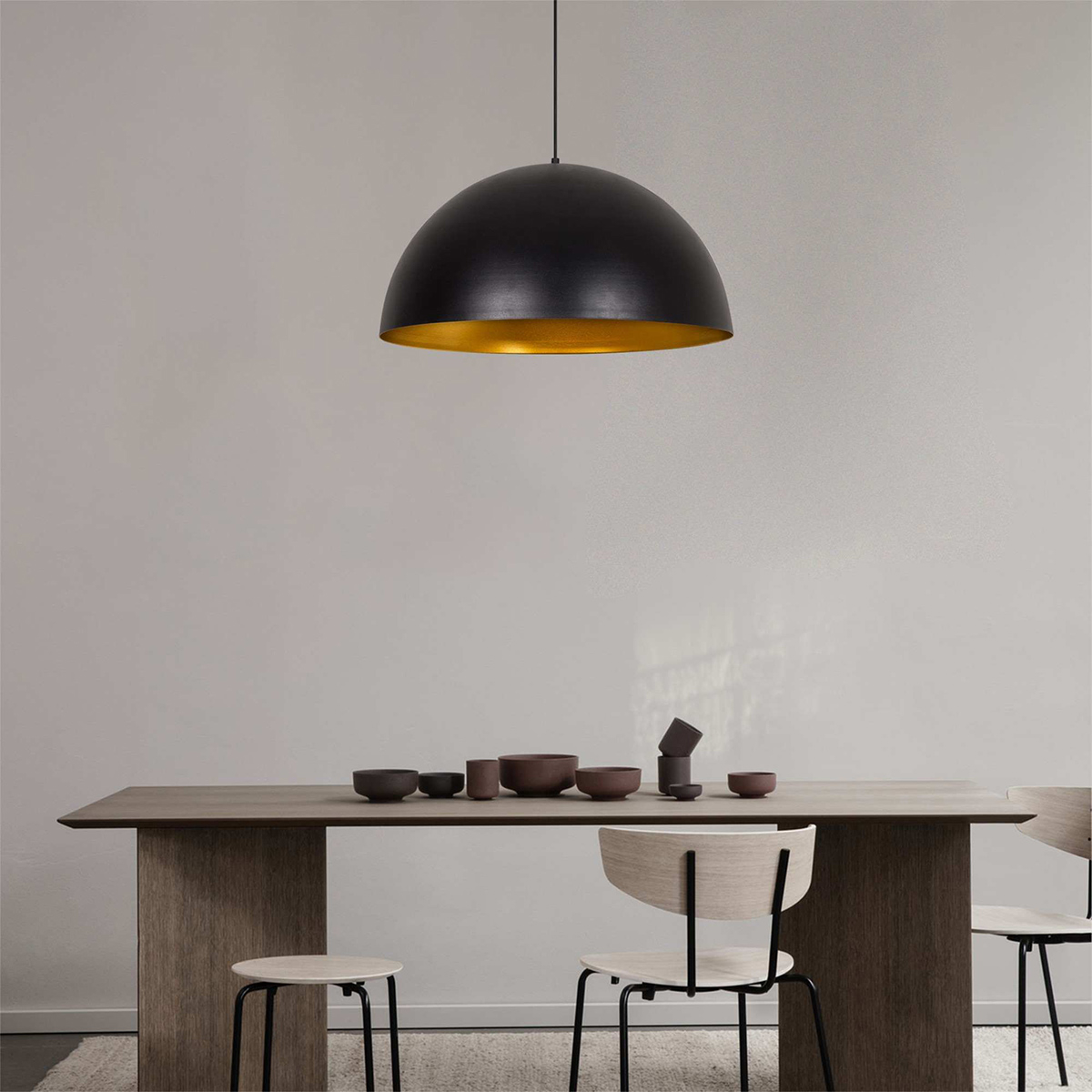 Suspension lumineuse en métal réglable Sivani