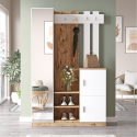 Govan Eingangsgarderobe mit Kleiderhaken und Schuhregal