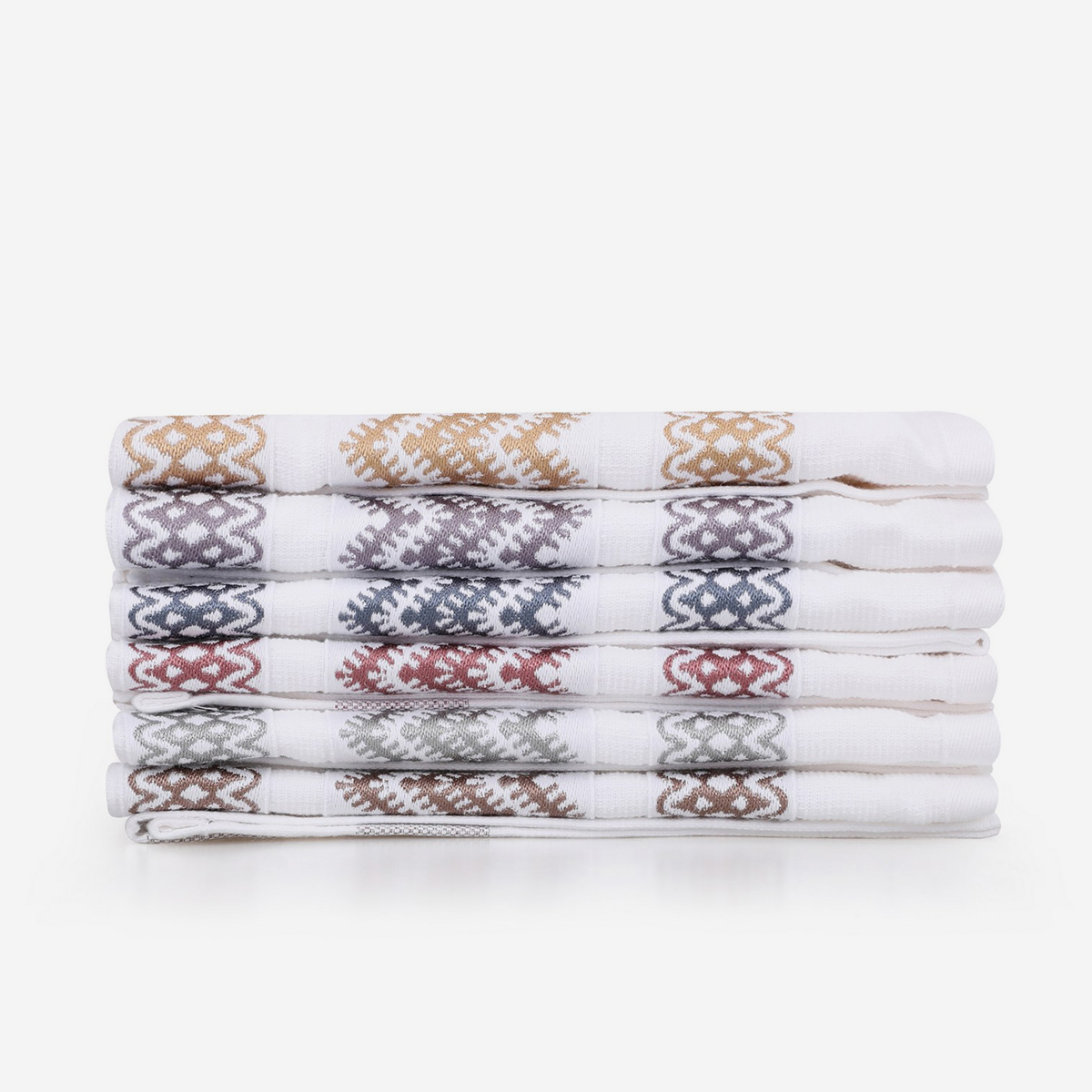 Set de 6 torchons de cuisine en coton 40x60 cm Efesto