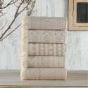 Lot de 5 serviettes visage en coton 100 % Maya