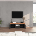 Porta TV da appoggio moderno con ante e cassetto Nyrka