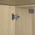 Cuisine complète linéaire moderne avec évier Molven 300x232