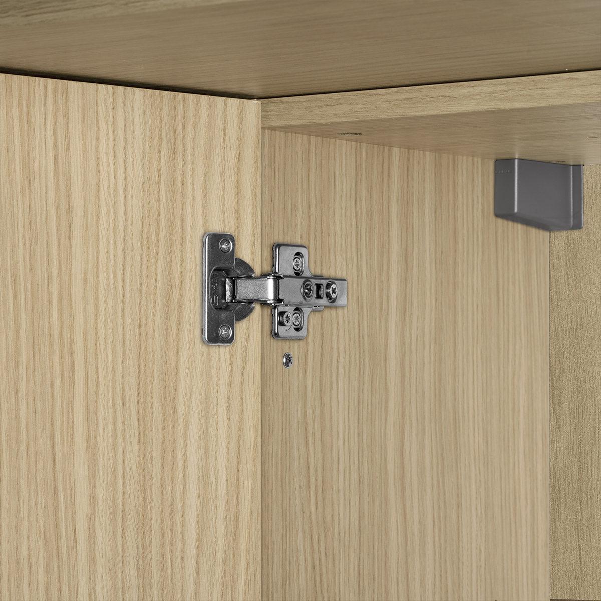 Cucina completa lineare moderna con lavello Molven 300x232