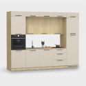 Moderne Küchenzeile komplett mit Spüle Molven 300x232