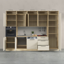 Moderne Küchenzeile komplett mit Spüle Molven 300x232