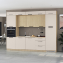 Moderne Küchenzeile komplett mit Spüle Molven 300x232