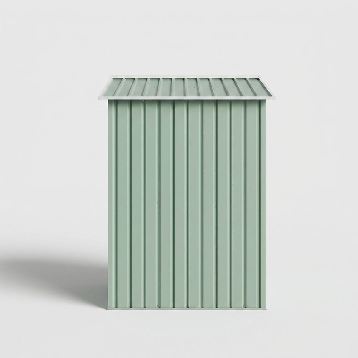 Casetta da giardino in metallo tetto spiovente verde 213x127x185 Orven