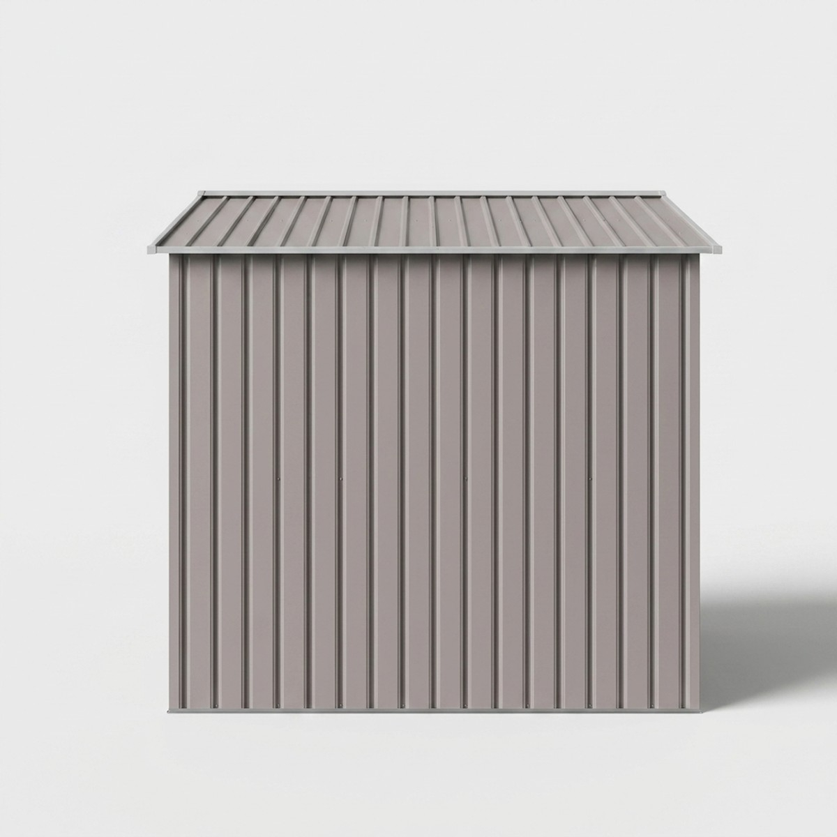 Caseta de jardín de acero galvanizado gris 277x195x193 Kelan