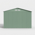 Grünes verzinktes Gartenhaus mit breiter Tür 277x195x193 Kelan
