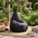 Puf sillón pera para exterior desenfundable Summer