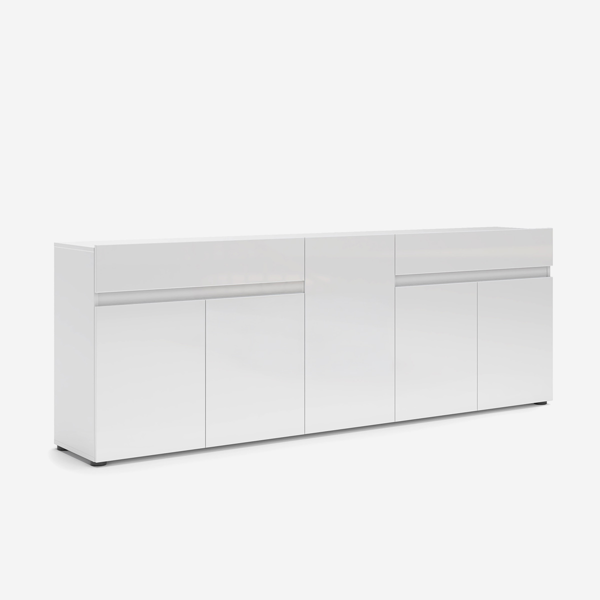 Sideboard mit 5 Türen und 2 Schubladen für das Wohnzimmer Mister