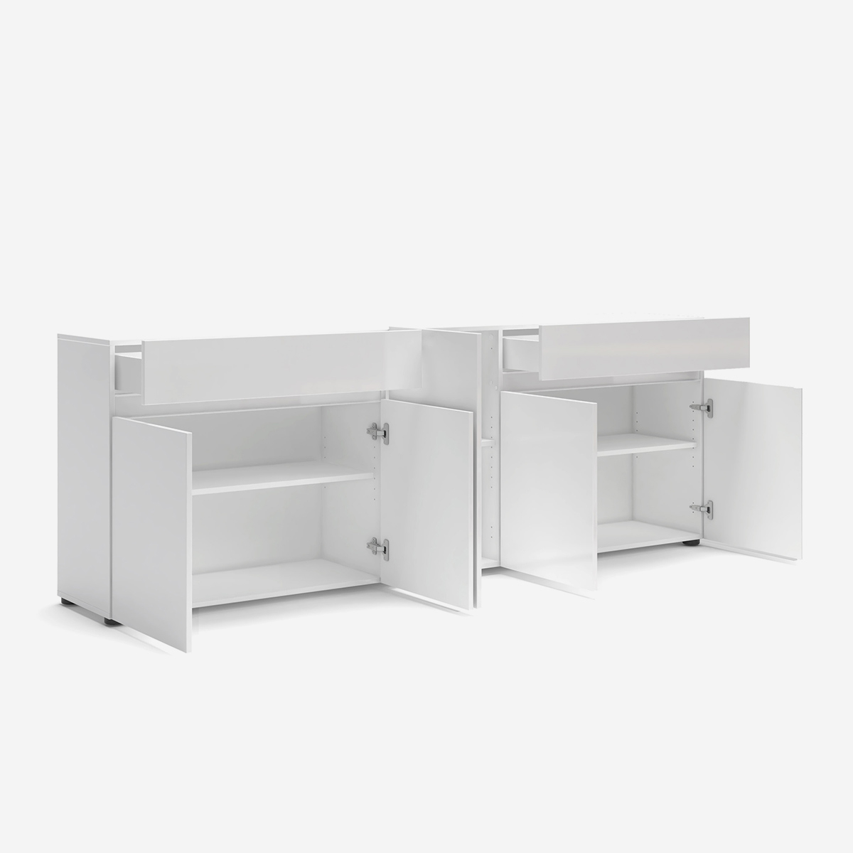 Sideboard mit 5 Türen und 2 Schubladen für das Wohnzimmer Mister