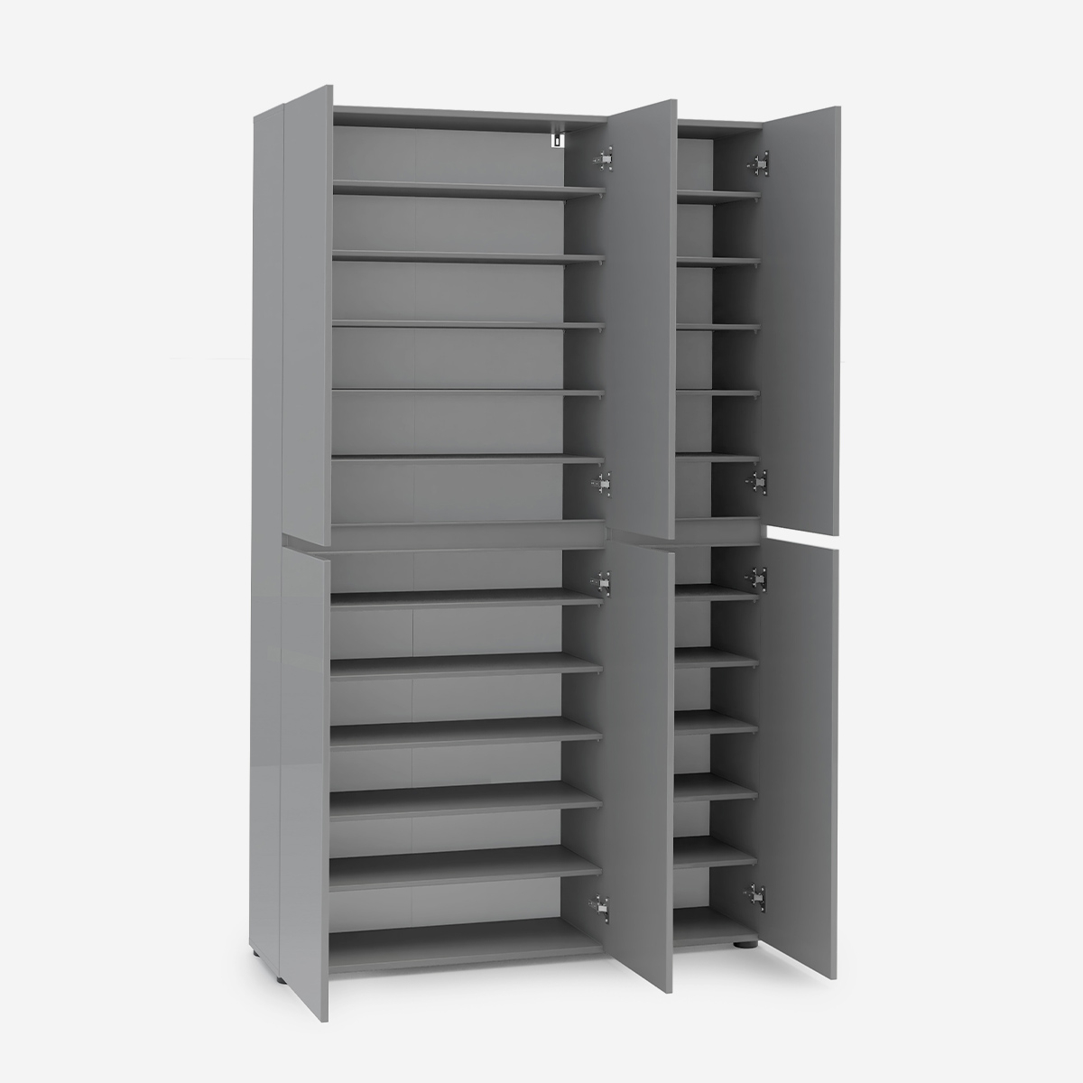 Zapatero XL de 6 puertas con 10+10 estantes Mister