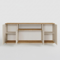 Konsolenschrank mit Spiegel und Regalböden Kivan
