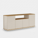 Konsolenschrank mit Spiegel und Regalböden Kivan