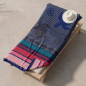 Toalla de playa de rizo jacquard 90x165 cm Orlena