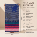 Toalla de playa de rizo jacquard 90x165 cm Orlena