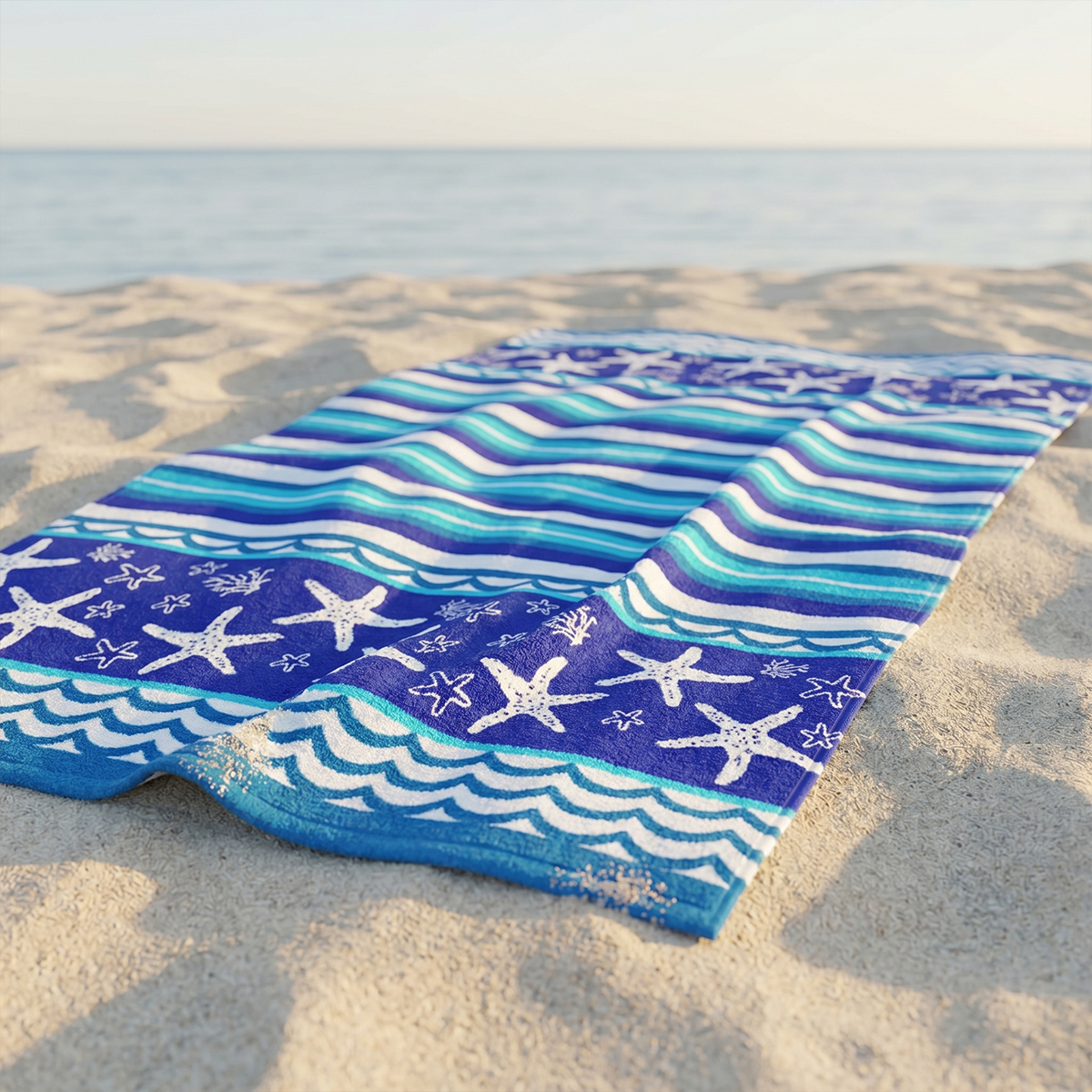 Toalla de playa de rizo jacquard 90x165 cm Lavelle