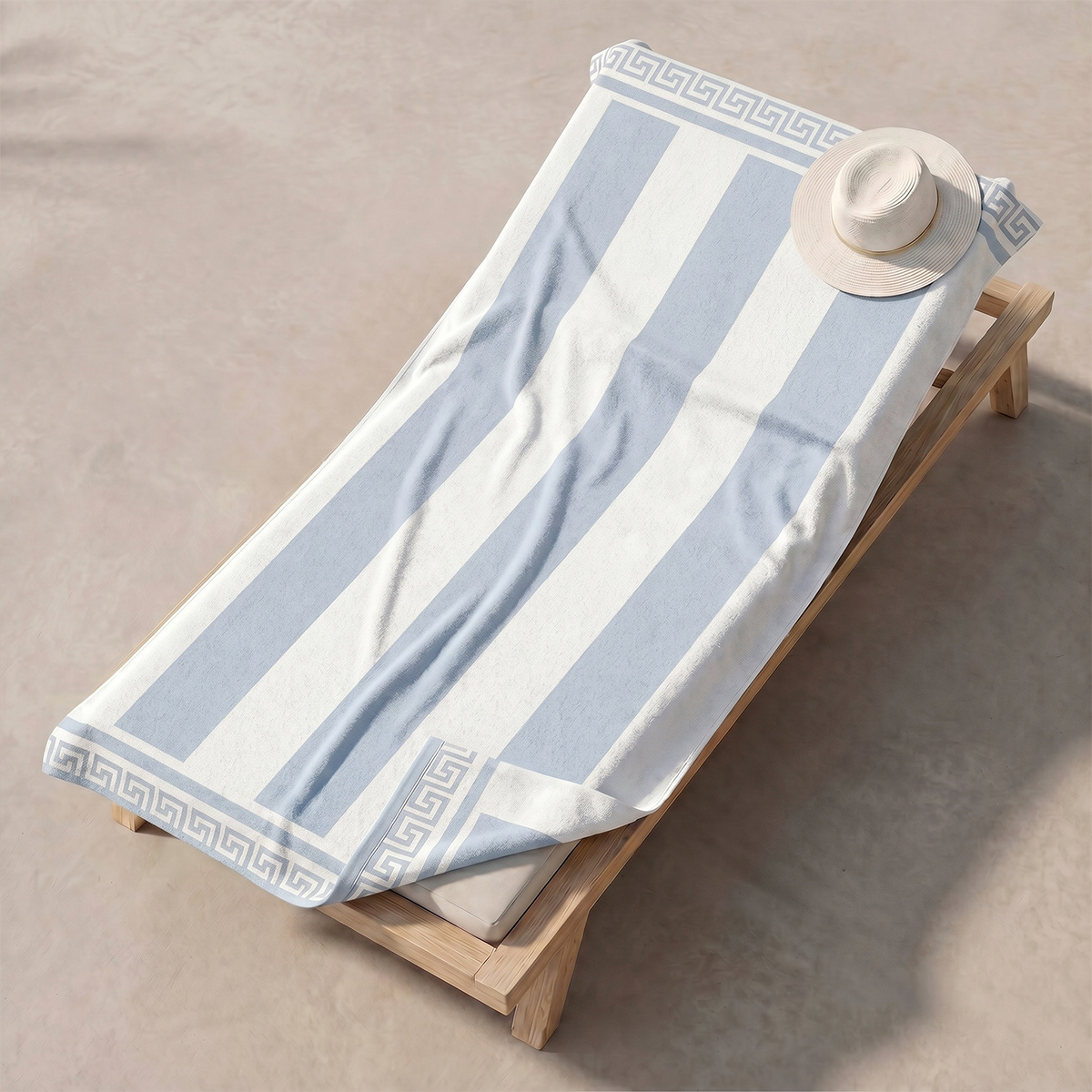 Toalla de playa de rizo jacquard 90x165 cm Mireva