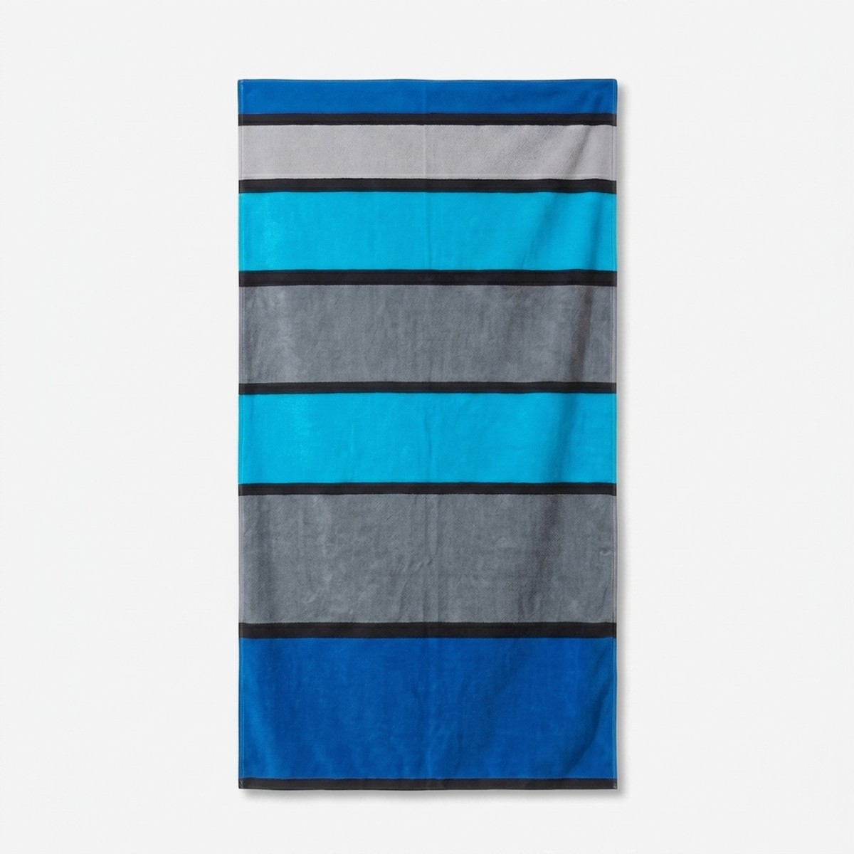 Toalla de playa de rizo jacquard en algodón egipcio 165x90 Big Stripe