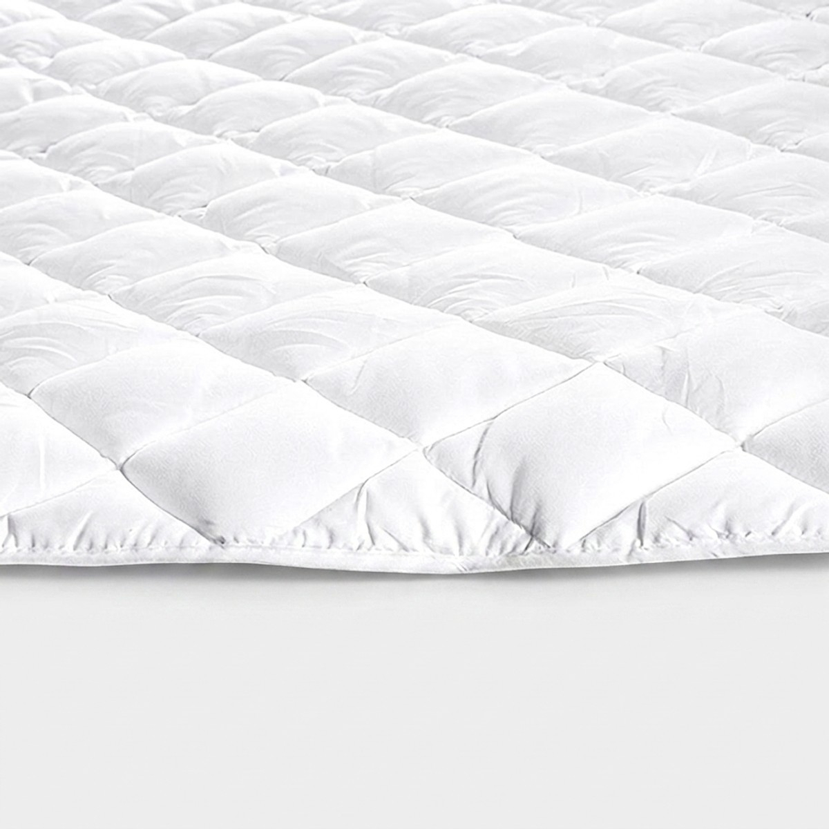 Surmatelas matelassé double avec coins élastiques 170x200 Elvian