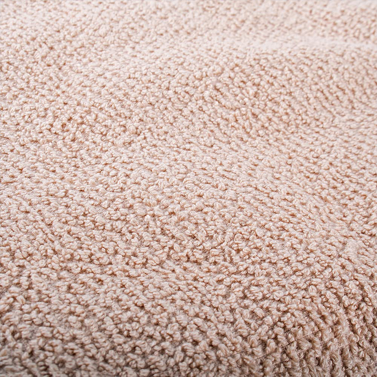 Albornoz unisex color topo de algodón rizo con capucha Corvin