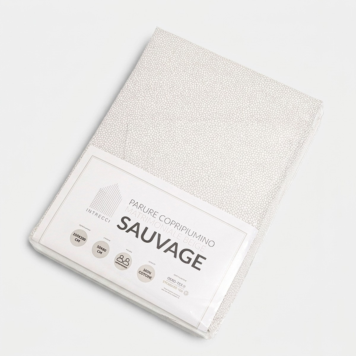Funda nórdica de algodón para cama de matrimonio con fundas de almohada 250x200 Aveline