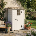 Gartenhaus aus PVC mit Boden und Fenstern 139x95x201 Tuscany Evo