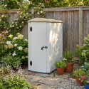 PVC-Gartenhaus mit Boden 132x88x195 Tuscany Evo 100