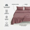 Bettwäsche-Set für Doppelbett aus Baumwolle 255x240 Selene