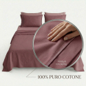 Bettwäsche-Set für Doppelbett aus Baumwolle 255x240 Selene