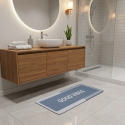 Alfombra de baño antideslizante absorbente 50x80 cm Elenne