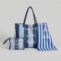 Set de playa para mujer con toalla, bolso shopper y neceser Mariel