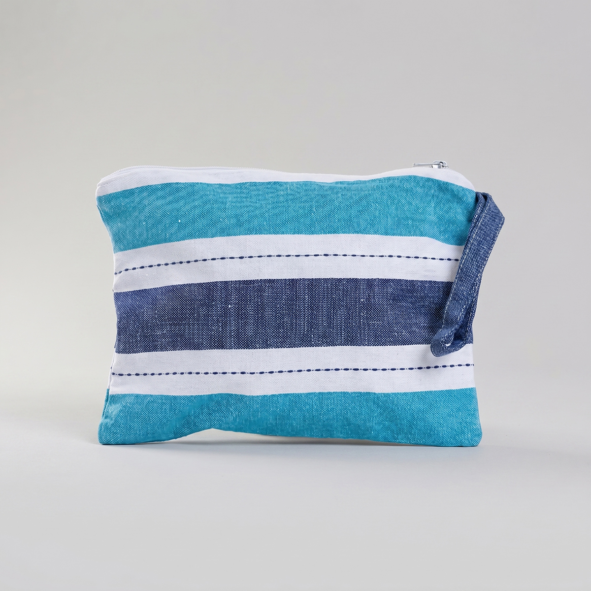 Bolsa de playa grande para mujer con neceser y cremallera Set Avena