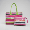 Borsa mare donna shopper grande con pochette Beach Vibes
