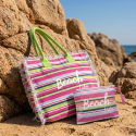 Borsa mare donna shopper grande con pochette Beach Vibes