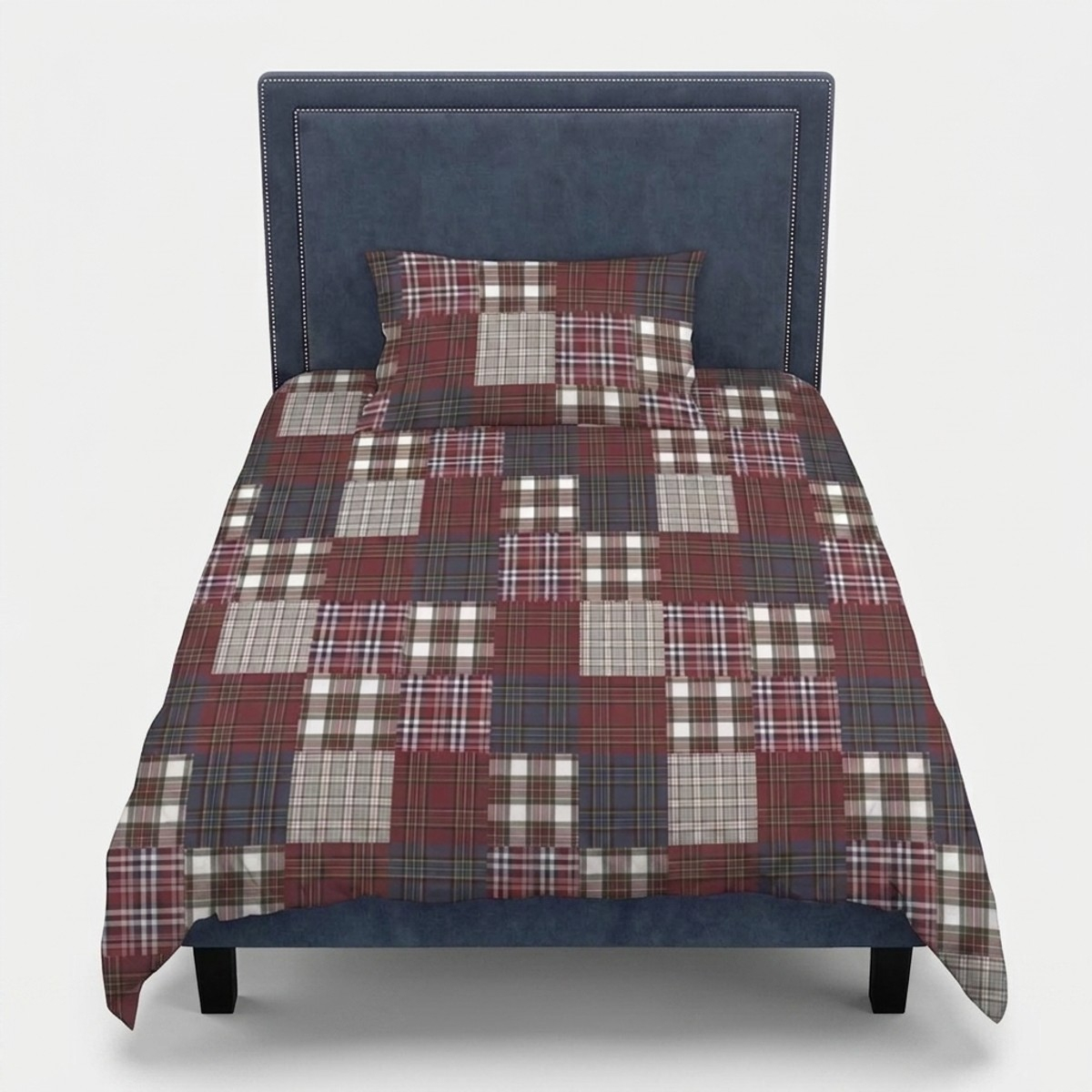 Bettwäsche-Set aus Baumwolle 125x195 cm für französisches Bett Melia