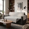 Wasserabweisender, fleckenabweisender Wendebezug für Sofa 228 cm Coralie