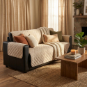 Wasserdichter, fleckenabweisender Wendebezug für Sofa 111 cm Elisse
