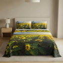 Bettwäsche-Set Doppelbett aus Baumwolle 180x200 Virea