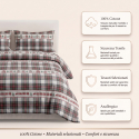 Juego de funda nórdica de algodón para cama de plaza y media 200x200 Sorelle