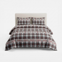 Juego de funda nórdica de algodón para cama de plaza y media 200x200 Sorelle