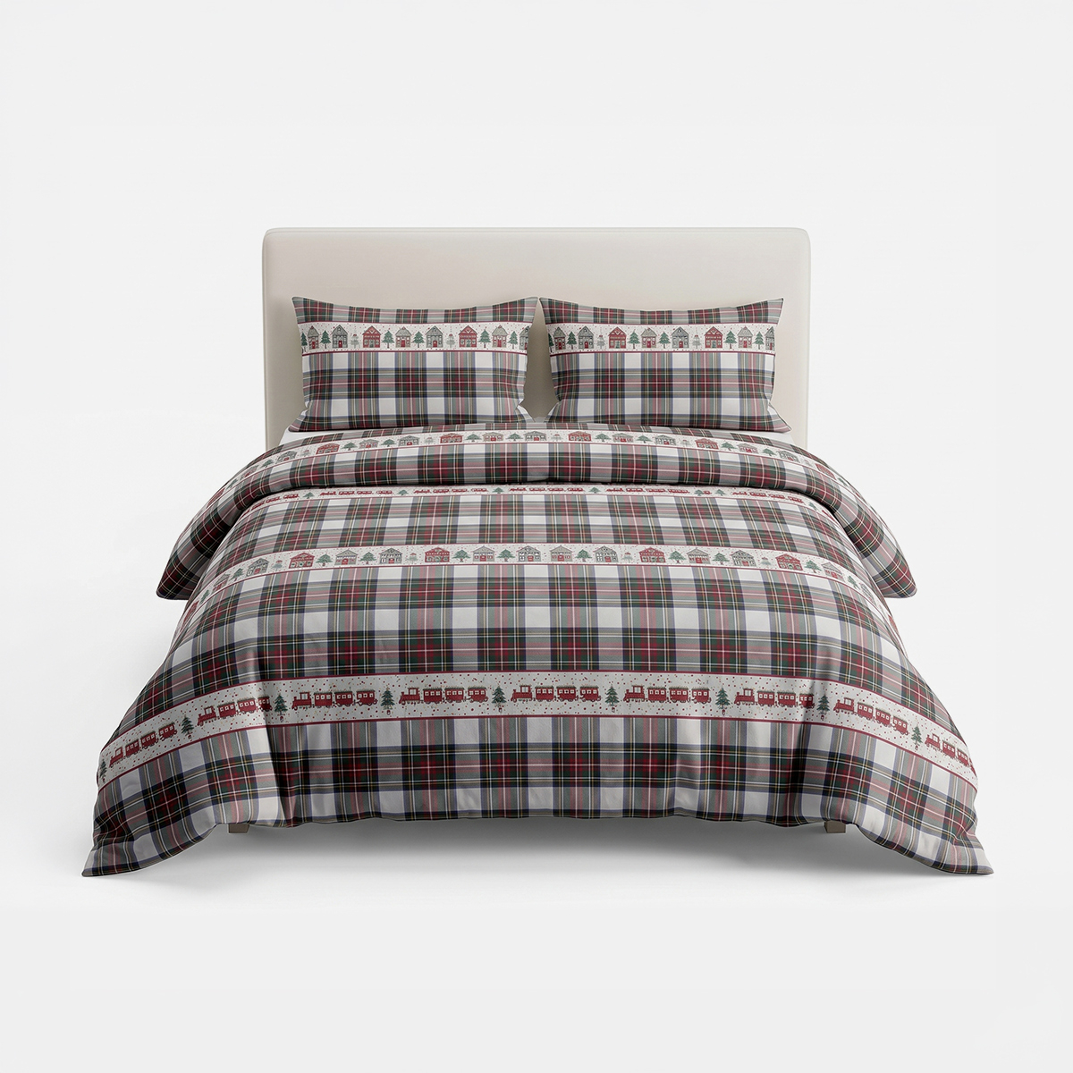Juego de funda nórdica de algodón para cama de plaza y media 200x200 Sorelle
